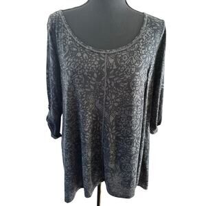 Exofficio Tunic Top - XL - Black/Grey